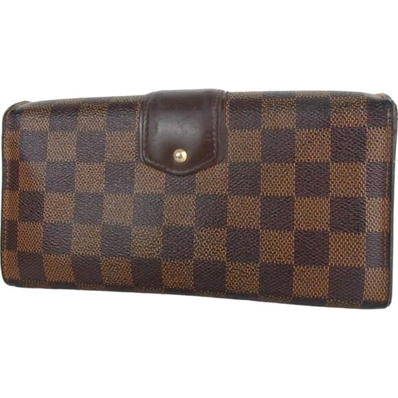 824197AM (G2) Louis Vuitton Wallet Long Brown Damier - Picture 2 of 11